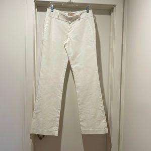Banana Republic Martin fit white pants. Size 4. Perfect condition.